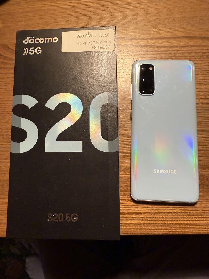Samsung Galaxy S20 5G クラウドブルー 本体 128GB
