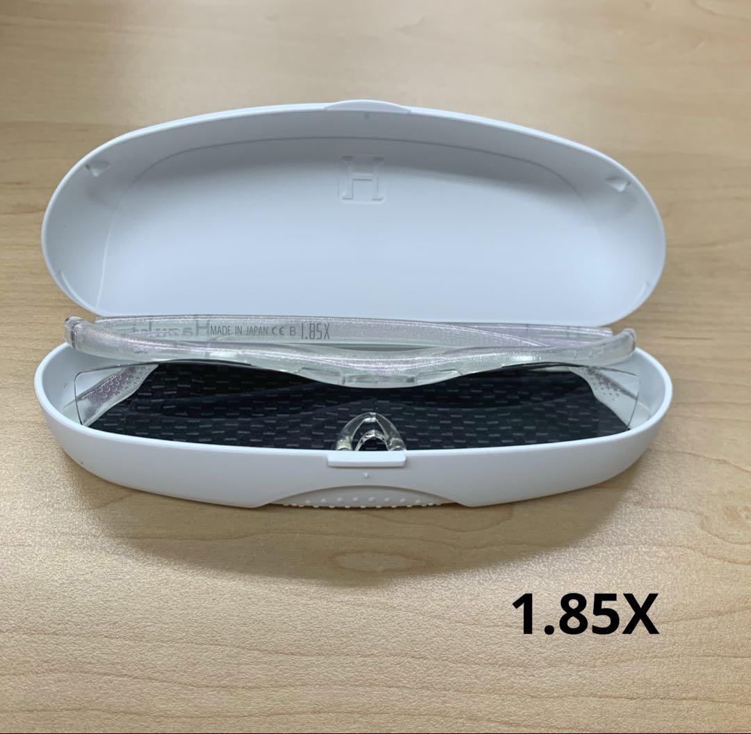 新品未使用　ハズキルーペ　コンパクト　1.85X パール