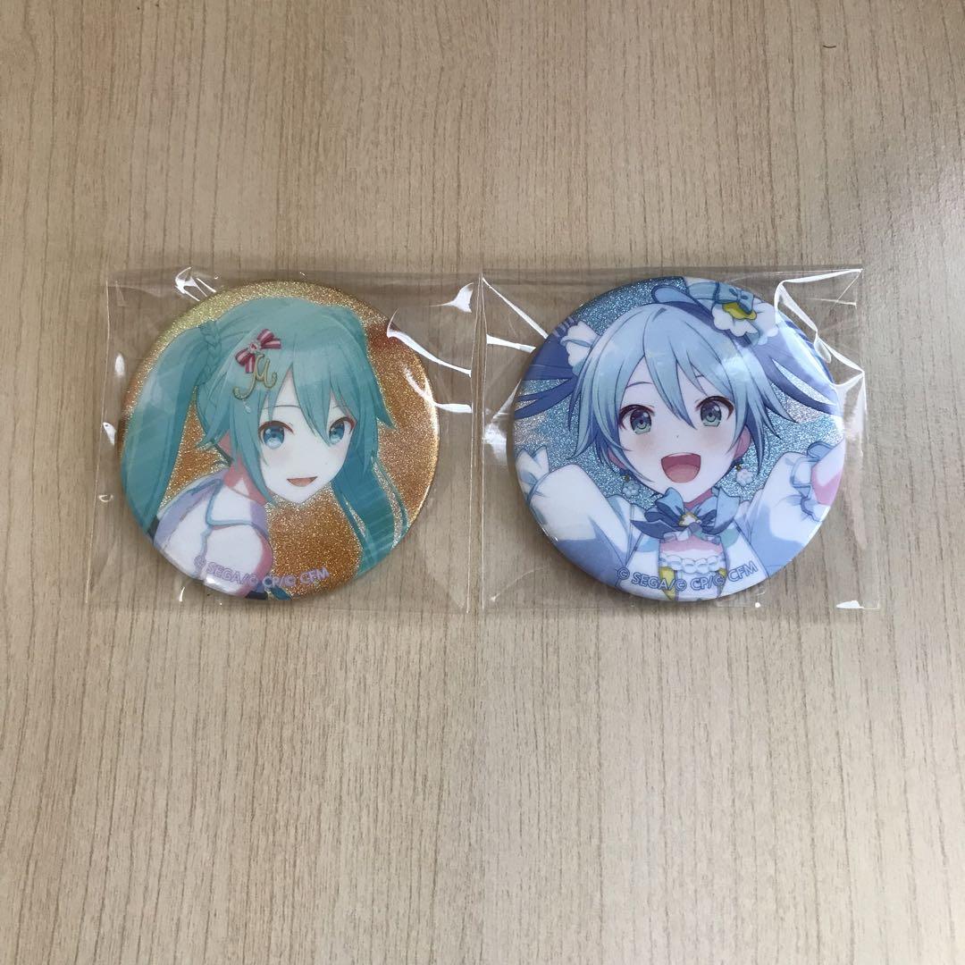 プロセカ グリッター缶バッジ 40C 初音ミク - メルカリ