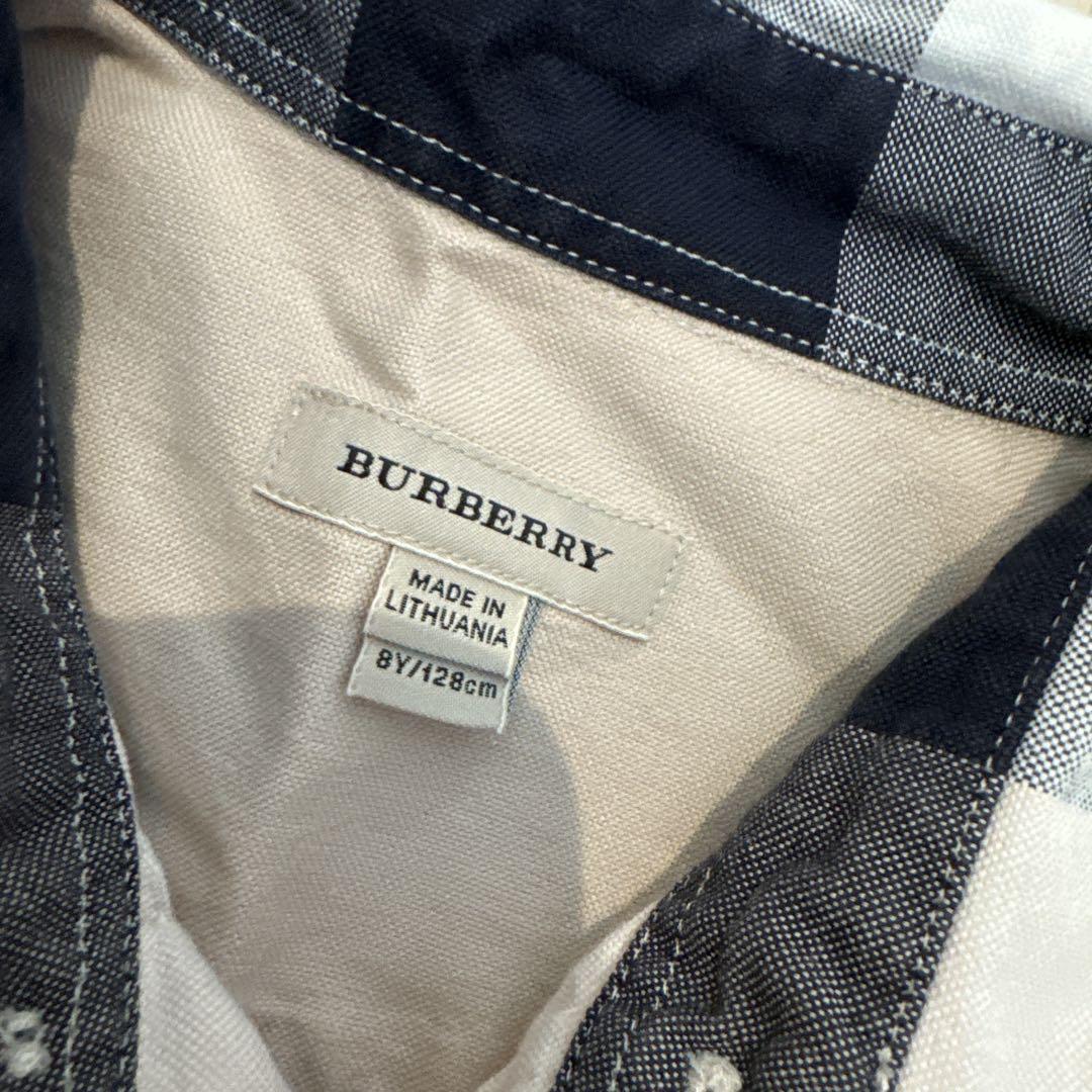 BURBERRY チェック柄 長袖シャツ 8Y/128cm