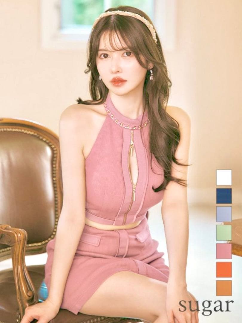 robe de fleurs ハート付きタイトドレス　angelr an