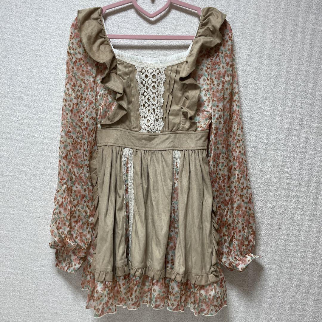 リズリサ LIZLISA お花柄ワンピース 4,650円