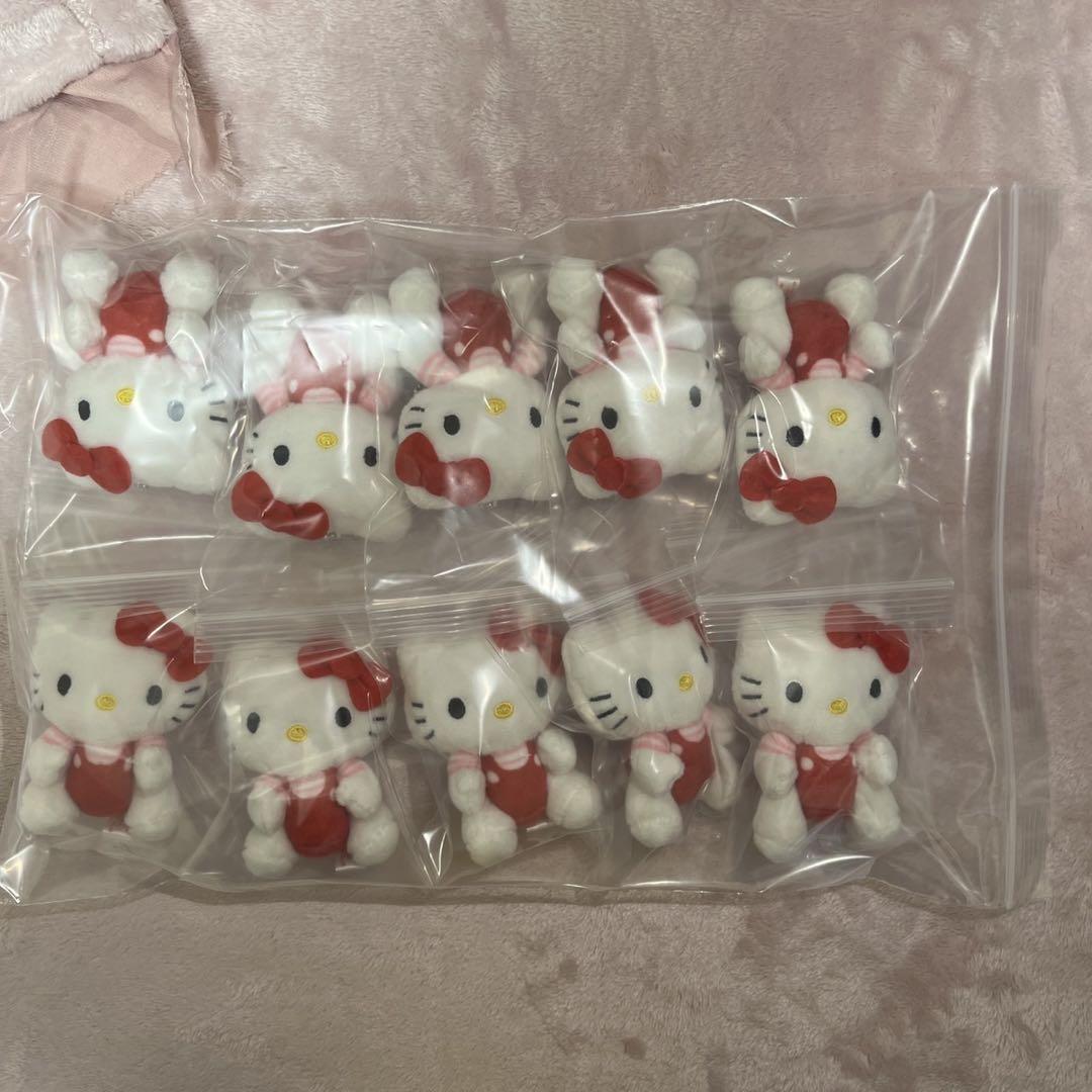 キティちゃん　ぬいぐるみキーホルダー１０体セット