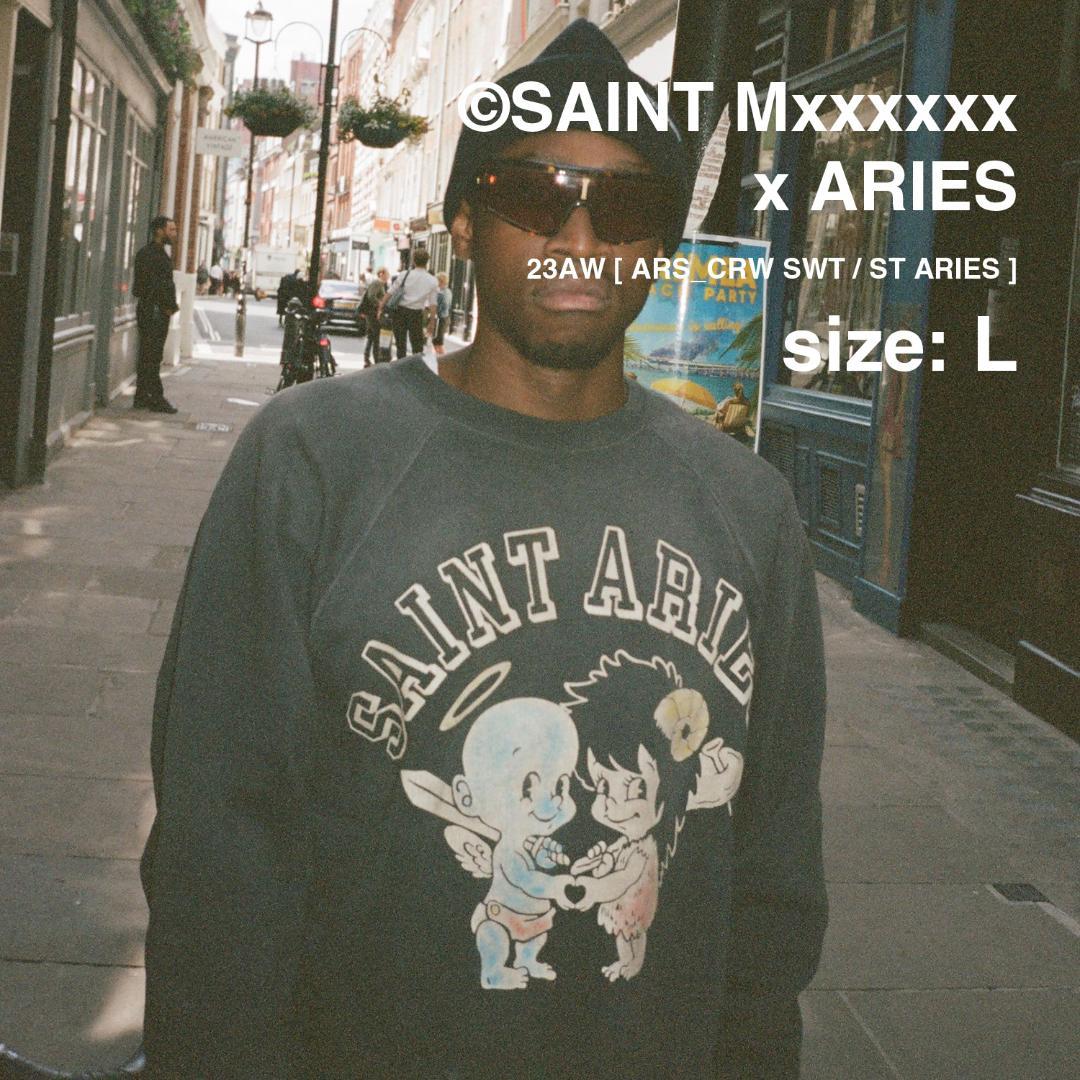 SAINTMxxxxxx セントマイケル ARIES アリーズ コラボスウェット 【冬 ...