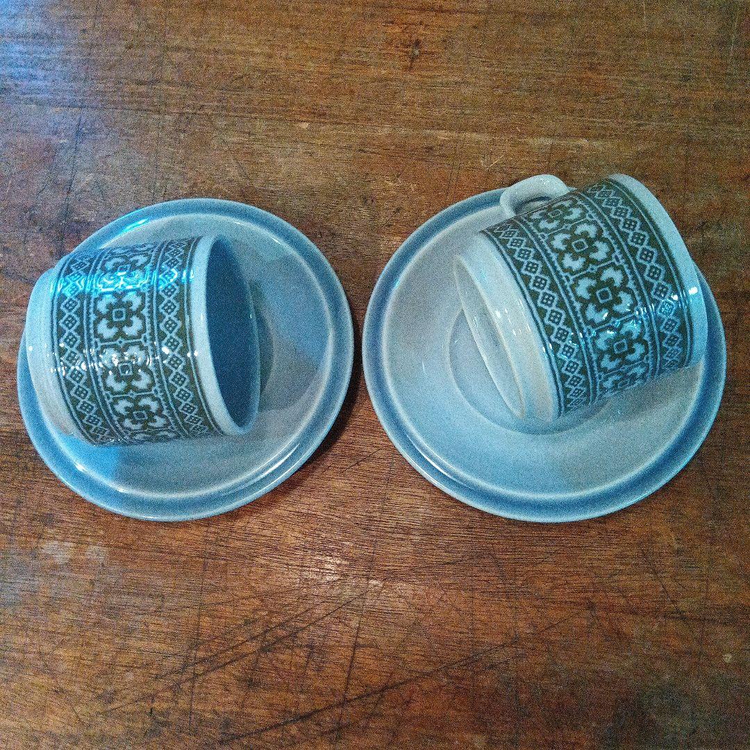 Hornsea TAPESTRY陶器 カップ・ソーサー 2個セット　C11