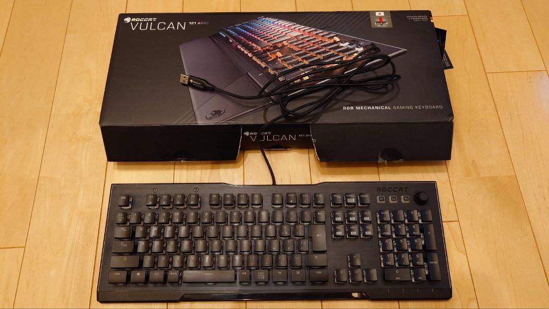 ROCCAT USB Vulcan 121 AIMO RGBゲーミングキーボード
