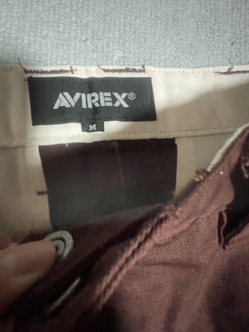 美品　AVILEX アビレックス チノパン ワインレッド　Mサイズ