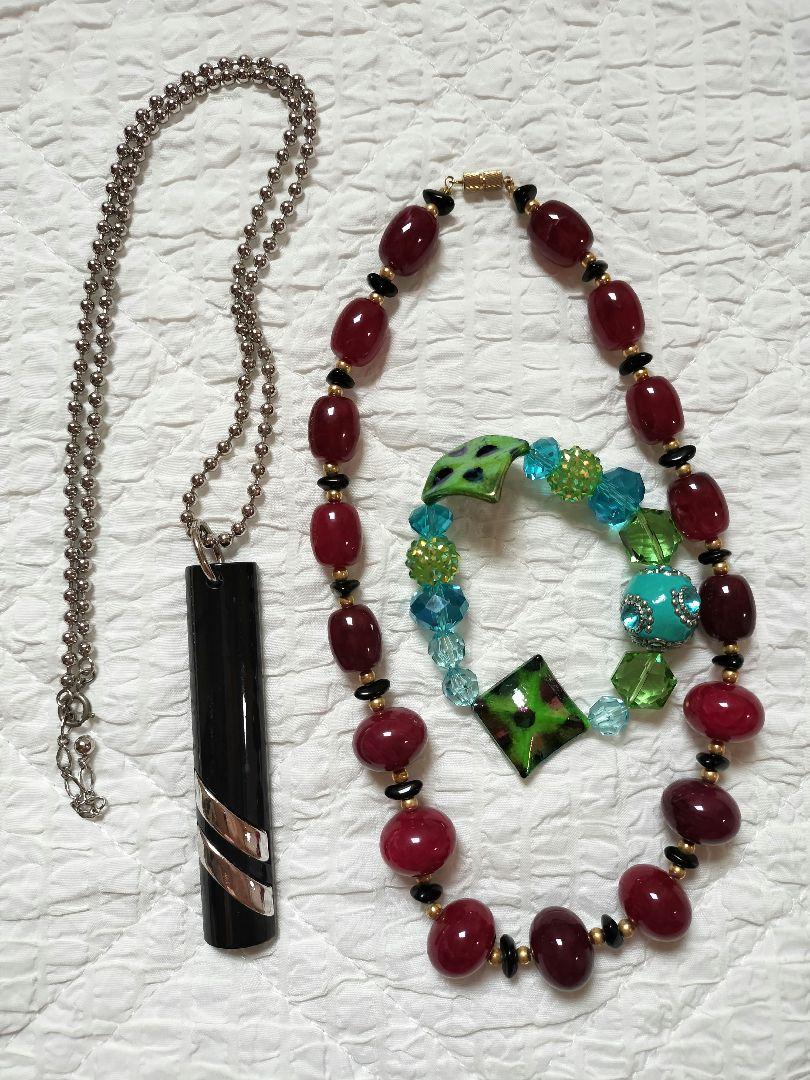 宿禰池主　ネックレス2点　ブレスレット2点 ENAMEL COPENHAGEN｜Cherry (チェリー) ピアス/ネックレス