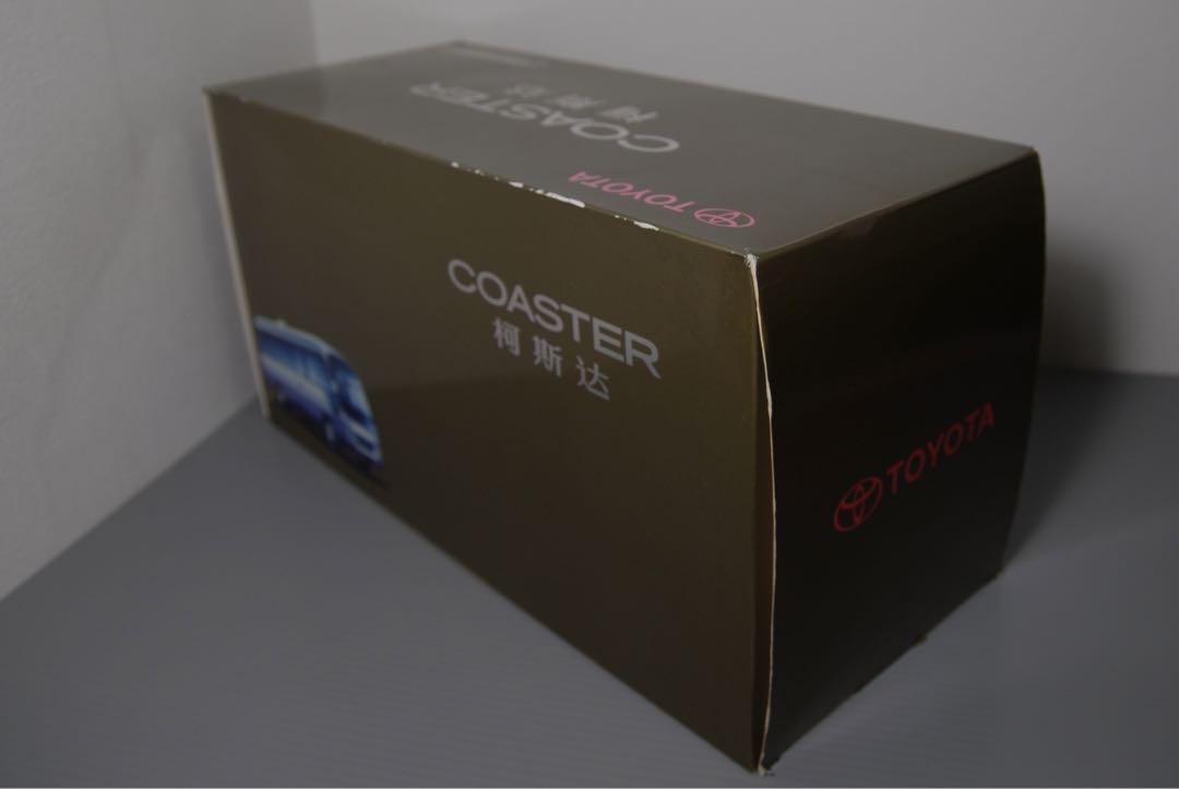中国トヨタ マイクロバス コースター ミニカー 1/18