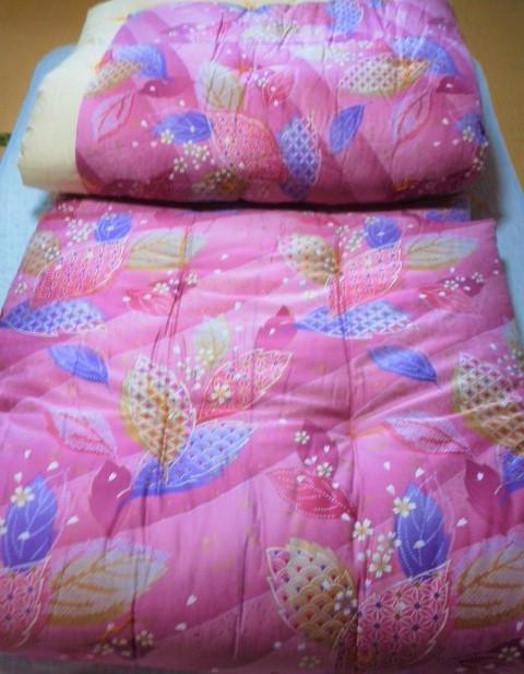 昭和レトロ商品 手作り布団 和布団 組布団 綿わた布団 掛け布団 敷布団 画像1