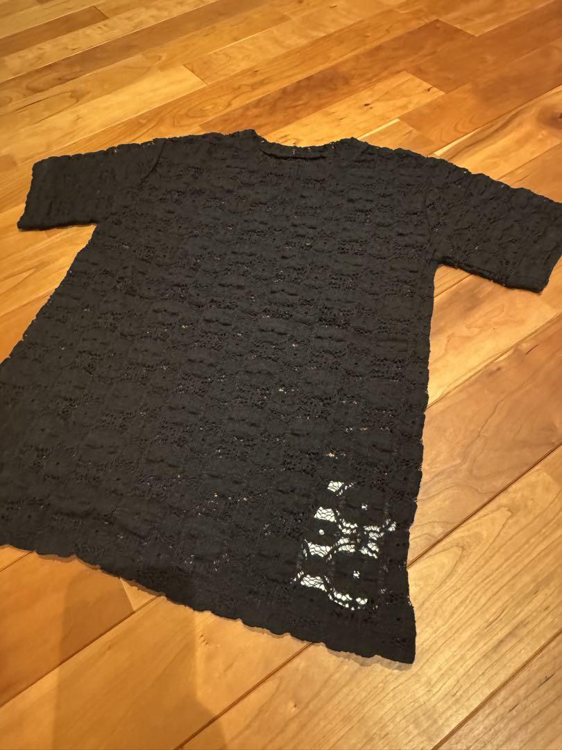 マチャット　ラッセルレーストップス　ブラック 新品 machatt 新作】ラッセルレーストップス(ブラック)15日まで