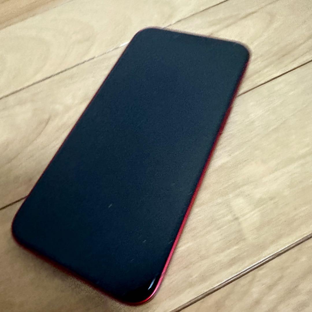 【美品】　バッテリー86% SIMフリー　iPhone13 128GB RED 美品】 バッテリー86% SIMフリー iPhone13 128GB RED