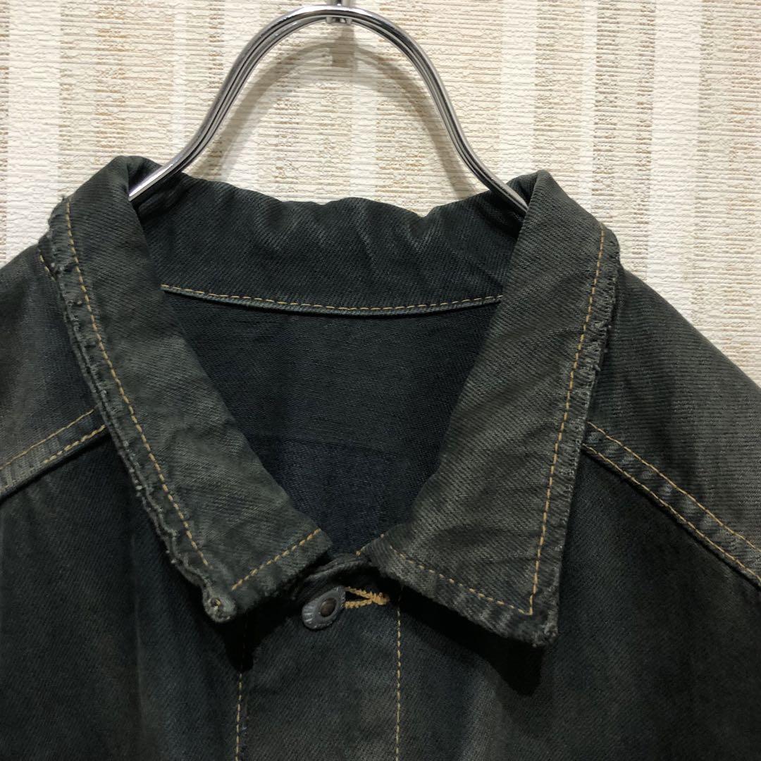 常田大希 着用類似 90s フェードクラッシュデニムジャケット