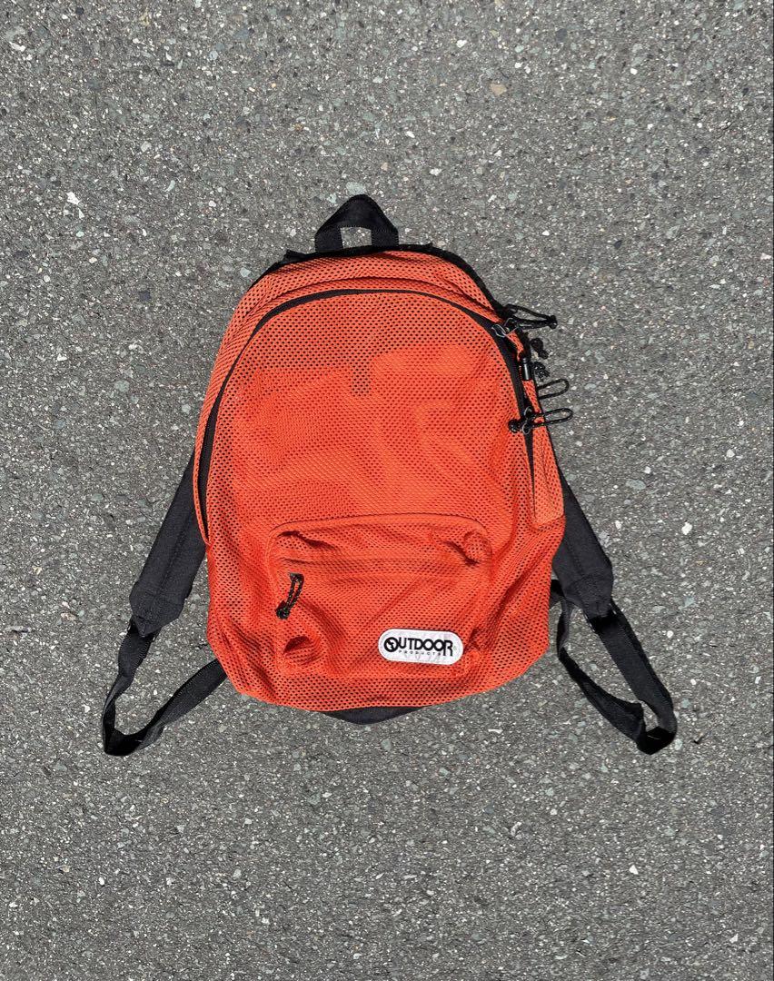 OUTDOOR PRODUCTSメッシュリュック オレンジ y2k
