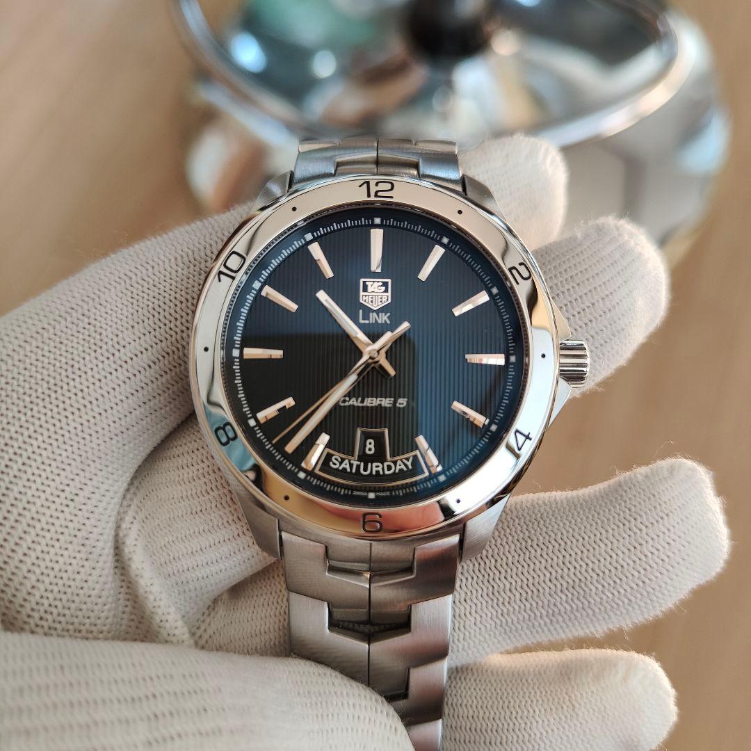 超美品 正規品 TAG HEUER タグ ホイヤー リンクキャリバー5デイデイト 超美品 正規品 TAG HEUER タグ ホイヤー リンクキャリバー5デイデイト