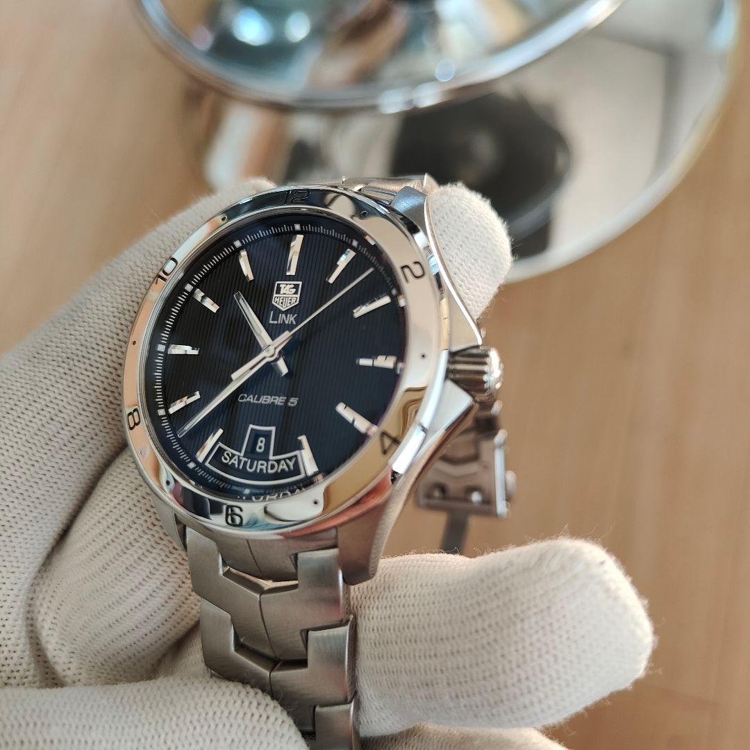 超美品 正規品 TAG HEUER タグ ホイヤー リンクキャリバー5デイデイト 超美品 正規品 TAG HEUER タグ ホイヤー リンクキャリバー5デイデイト