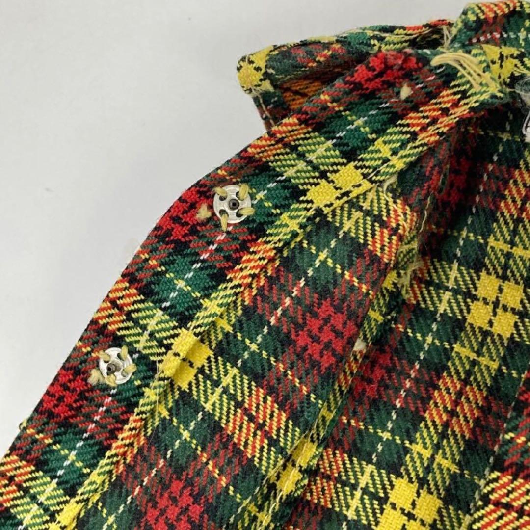 レインコート チェック柄