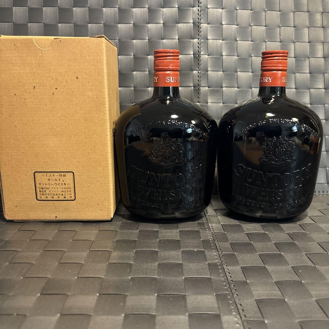 サントリー 特級 ウイスキー オールド 4点 古酒 未開栓 飲料・酒
