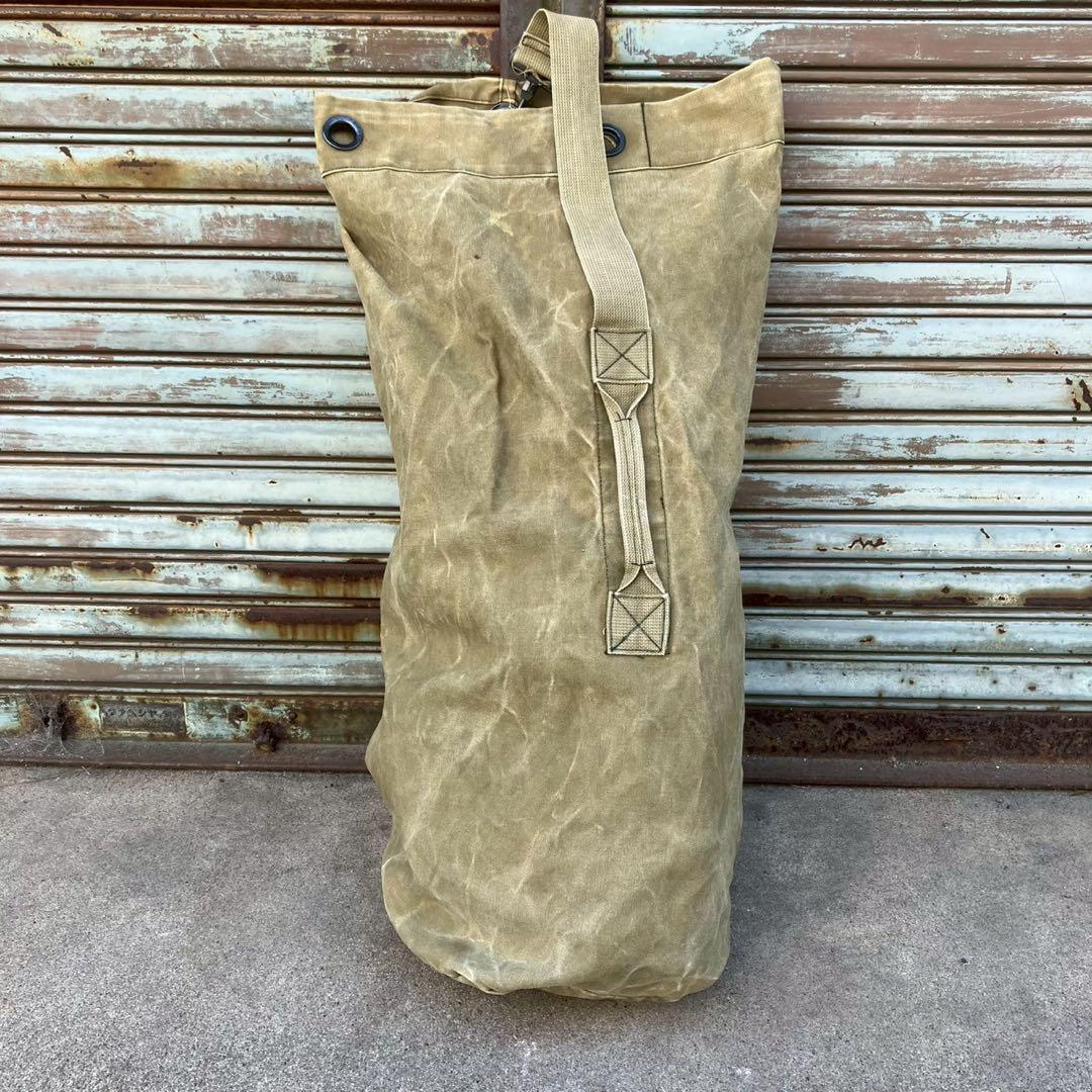 大容量 米軍 民間 ヴィンテージ ミリタリー ダッフルバッグ キットバッグ