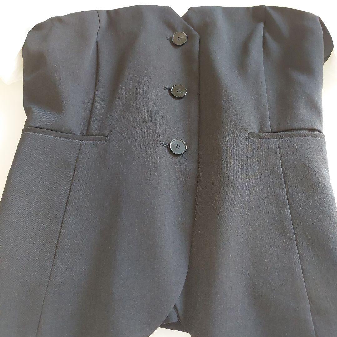 [THREE SQUARE]ビスチェ風ブラウス　新品・未使用