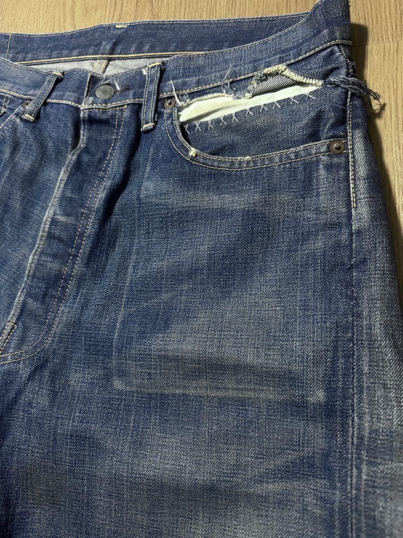 初期LVC 501xx 1955年復刻 ビッグE デニム 加工モデル 旧日本製