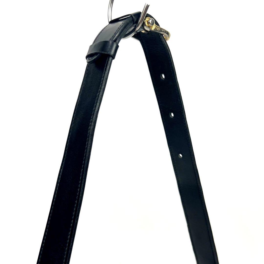 【極美品】CELINEセリーヌ ショルダーバッグ 馬車金具 ボックスカーフレザー 画像10