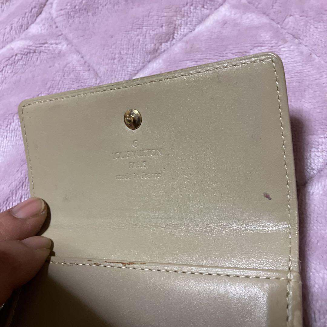 Louis Vuitton 二つ折り財布 ベージュ
