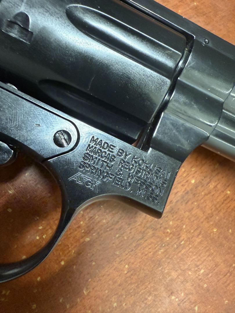 コクサイ S&W 357マグナム モデルガン ASGK刻印 ジャンク扱 コクサイ S&W 357マグナム モデルガン ASGK刻印 ジャンク扱