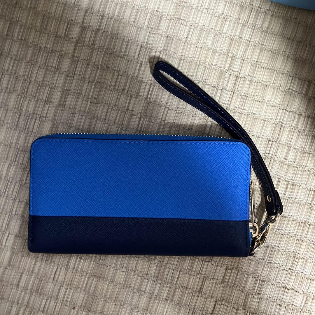MICHAEL KORS 青 ネイビー 長財布
