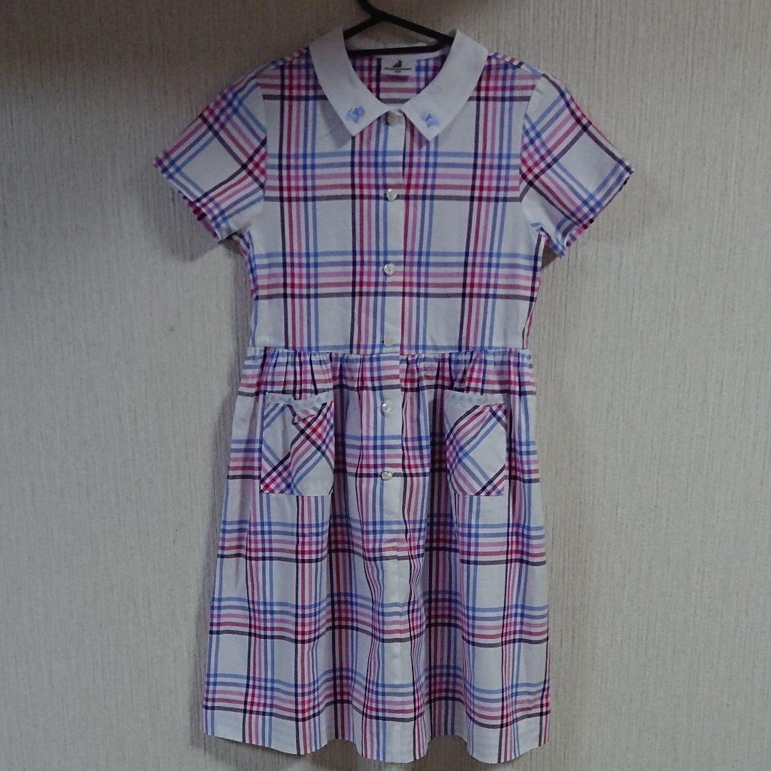 メルカリ 夏用女の子１４０ フォーマル お受験 チェックワンピース 1 400 中古や未使用のフリマ