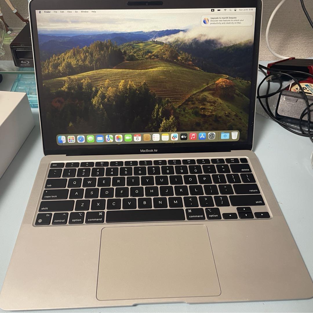 MacBook Air(M1,2020)メモリ16GB,SSD1TB,US配列