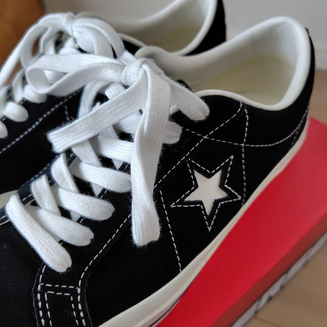 CONVERSE One Star Suede　ブラック　24cm