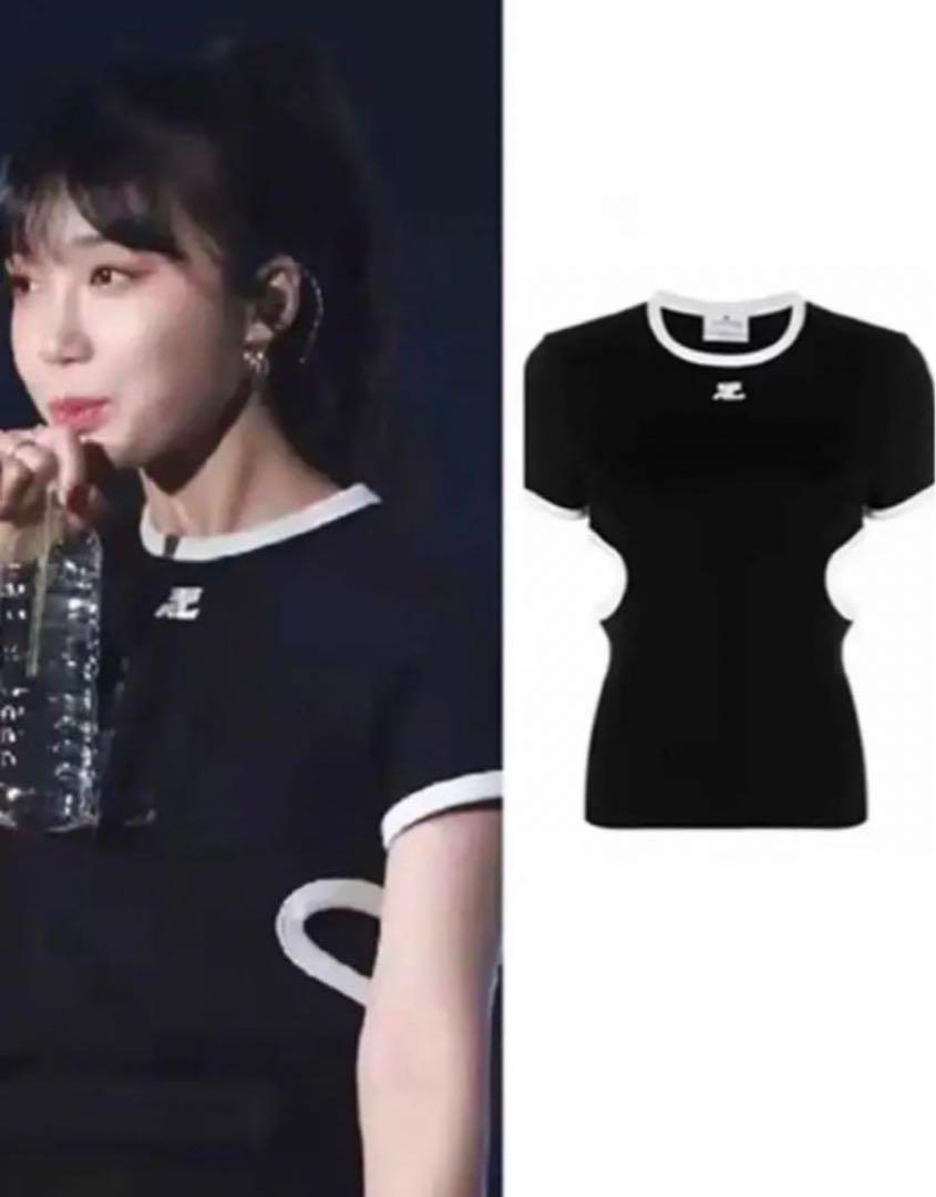 新品未使用 COURREGES クレージュ ロゴ Tシャツ　新作❣️