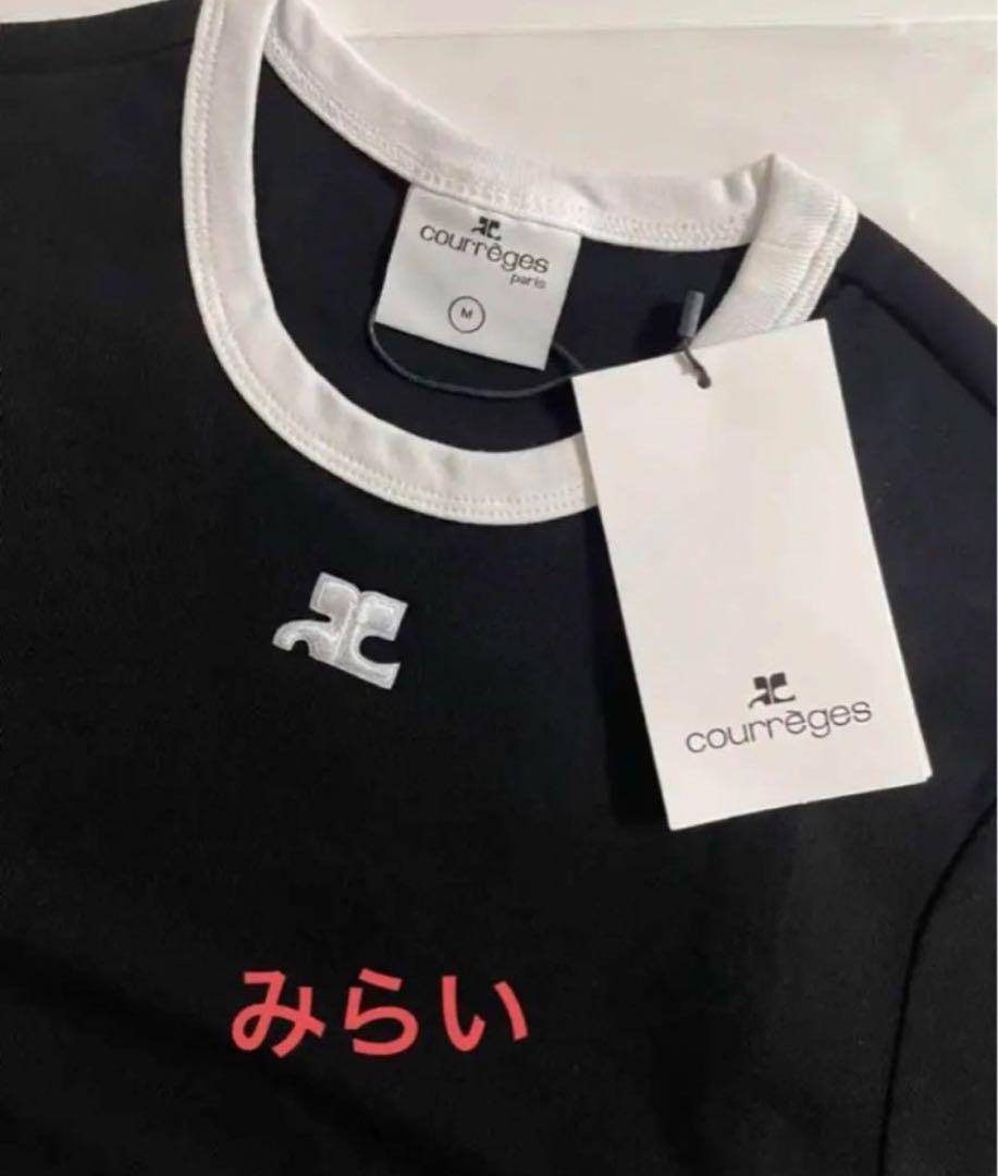 新品未使用 COURREGES クレージュ ロゴ Tシャツ　新作❣️