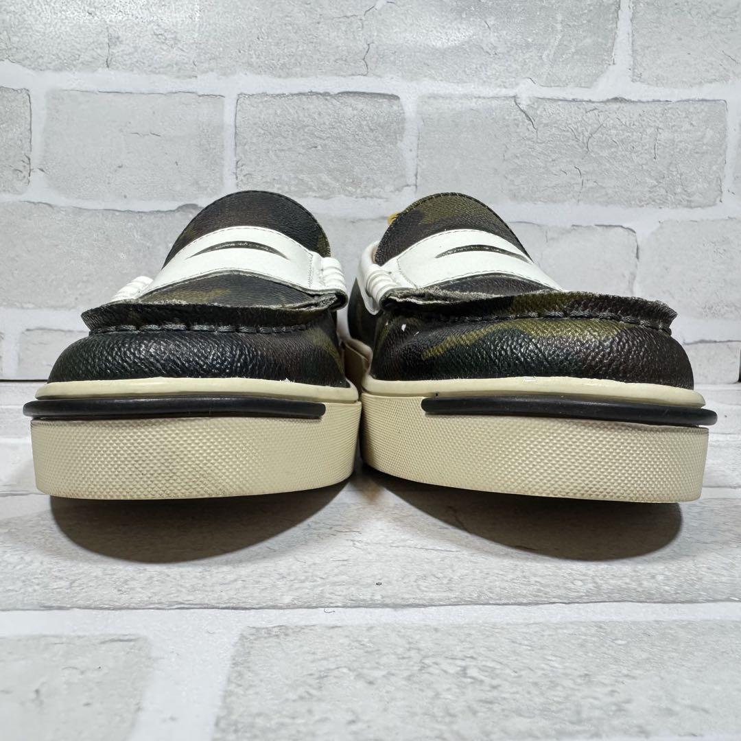 【美品】GENTIL BANDIT コインローファー 迷彩柄 26cm