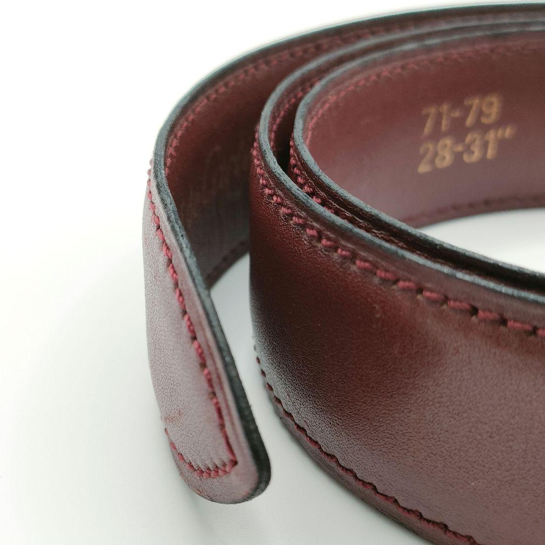 Cartier 表記サイズ 71-79 サントス レザー ベルト カルティエ