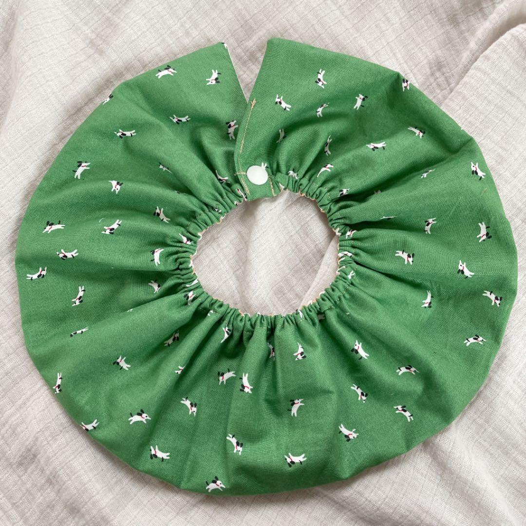 ☆マーガレット×カフェオレストライプ☆ ハンドメイドリバーシブルスタイ