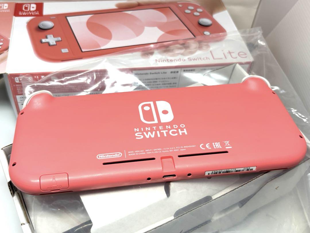 Nintendo Switch Lite 本体　コーラルピンク　新品・未使用 Amazon.co.jp: Nintendo Switch Lite コーラル : ゲーム