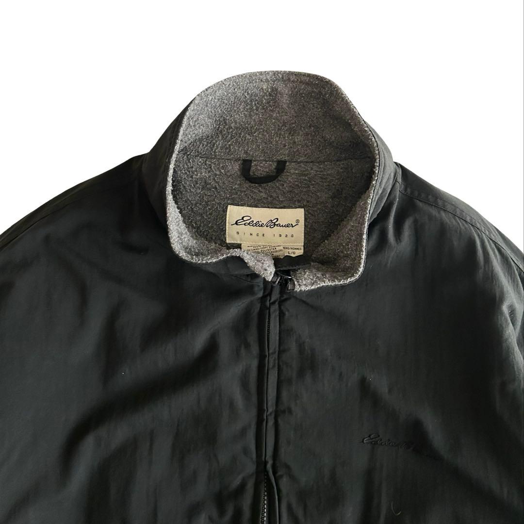【希少ブラック】00s初期 エディーバウアー ウォームアップジャケット L 【希少ブラック】00s初期 エディーバウアー ウォームアップジャケット L