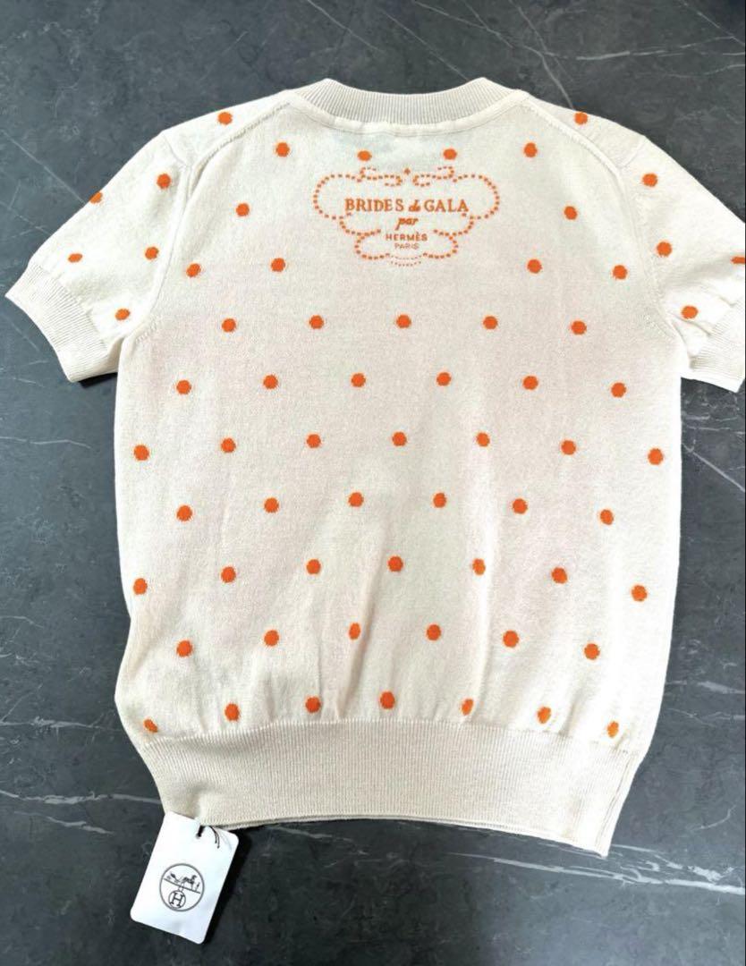 新品タグ付き♡エルメス♡ショートスリーブニットブリッドドゥ