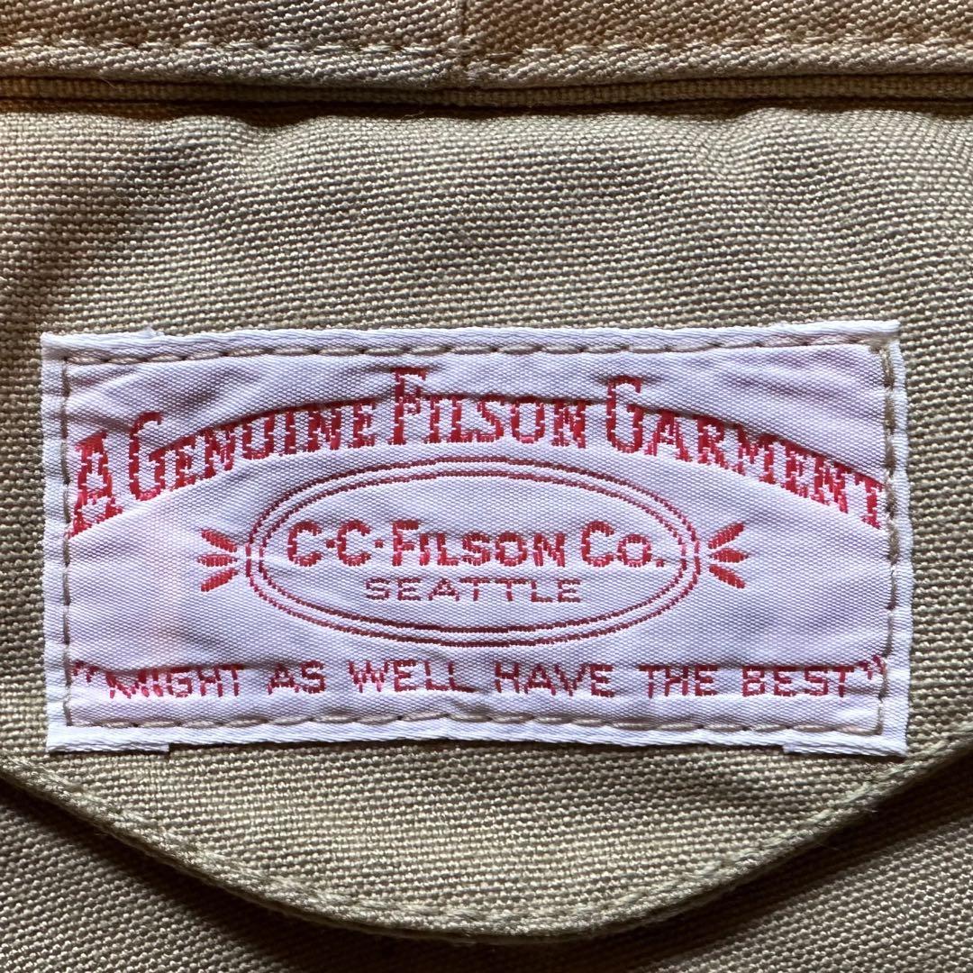 70s FILSON USA製 シングルティンパンツ ダック ワンウォッシュ