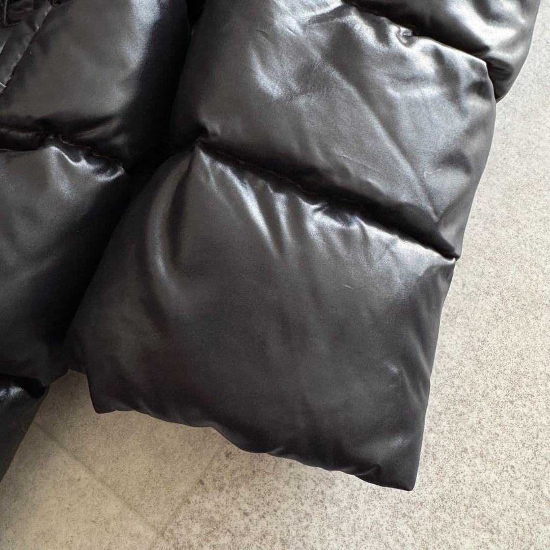 モンクレール MOKA ロング 黒 光沢 164cm ダウンジャケット 2way モンクレール MOKA ロング 黒 光沢 164cm ダウンジャケット 2way