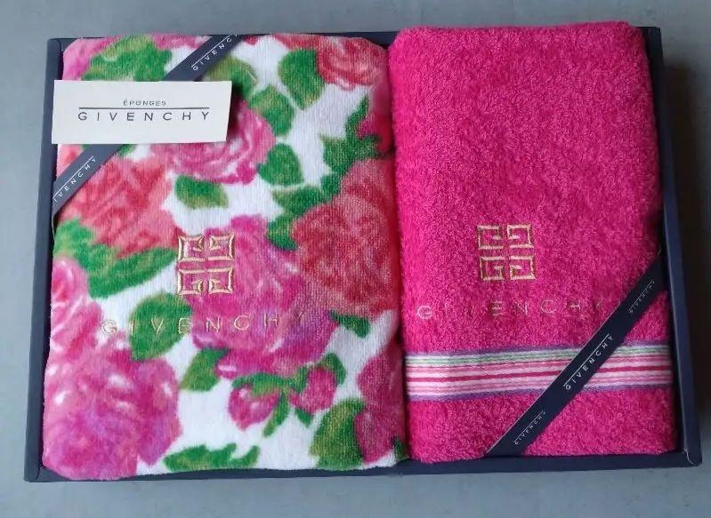 GIVENCHY タオルセット スポーツタオルフェイスタオル 花柄 ピンク