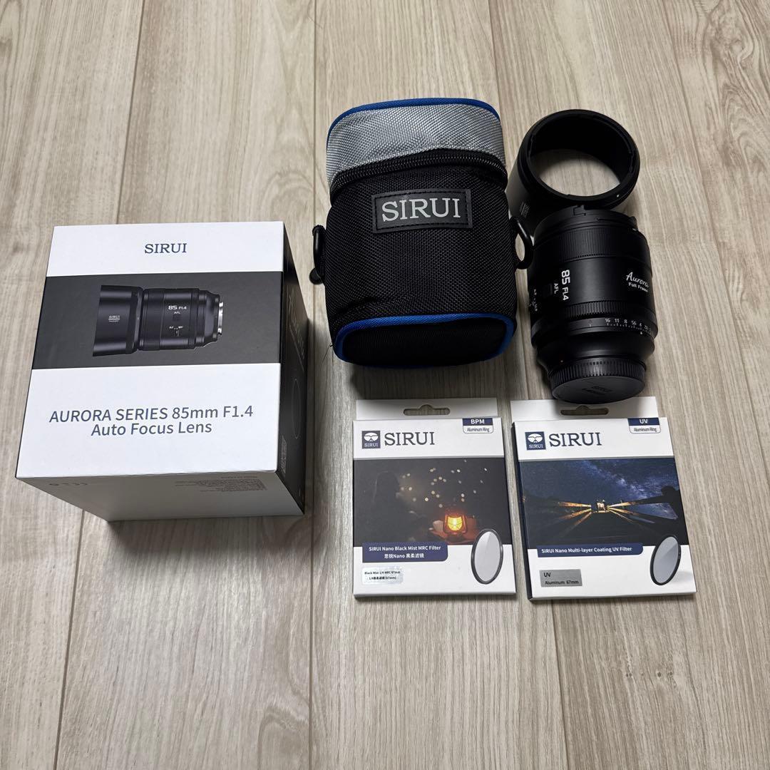 SIRUI Aurora 85mm f/1.4 レンズ ソニー Eマウント
