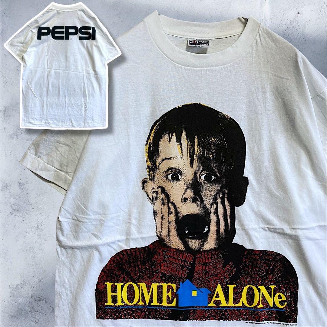 BDZB ムービー Tシャツ 古着 USA製 白 ホームアローン コメディ 映画