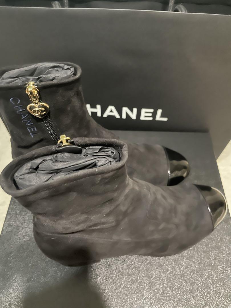 CHANEL アンクルブーツ 37 黒