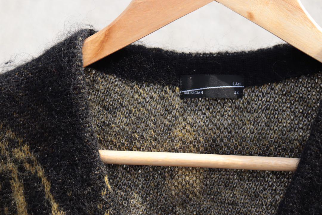 LAD MUSICIAN mohair cardigan バナナ柄20aw