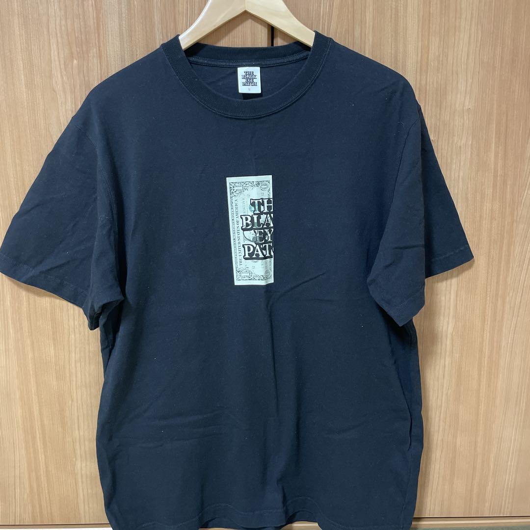 THE BLACK EYE PATCHブラックアイパッチ黒色TシャツL