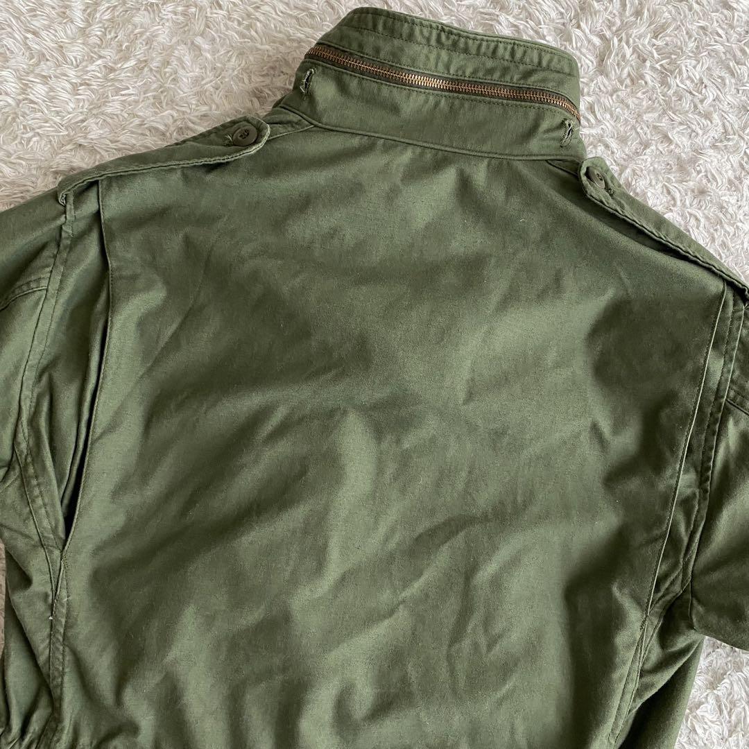 80〜90s アルファインダストリーズ 初期タグ M-65 USA製 大きめM