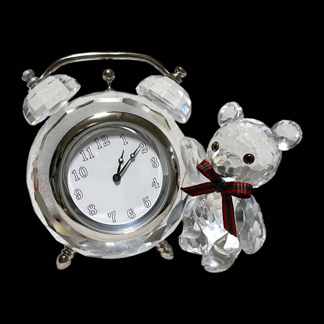 鸛【期間限定出品】入手困難 スワロフスキー クリスベアクロック クリスタル クマ 鸛【期間限定出品】入手困難 スワロフスキー クリスベアクロック クリスタル クマ